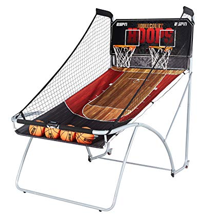 ESPN 2 Player EZ-Fold Arcade Basketball Game with LED Scoring