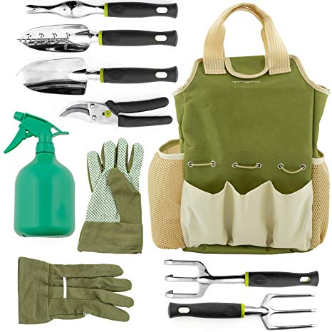 Vremi 9 Piece Garden Tools Set